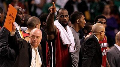 LeBron James points the way forward for Miami.