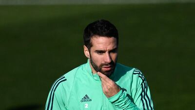 Real Madrid's Spanish defender Dani Carvajal. AFP
