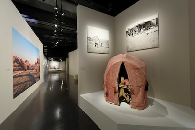 The IMA show uses digital graphics and artefacts to chart the area's history. Courtesy IMA Photo Alice