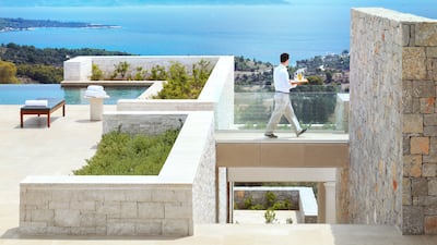 A five-bedroom villa at Amanzoe