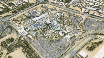 The Expo 2020 Masterplan. Courtesy: Dubai Expo 2020