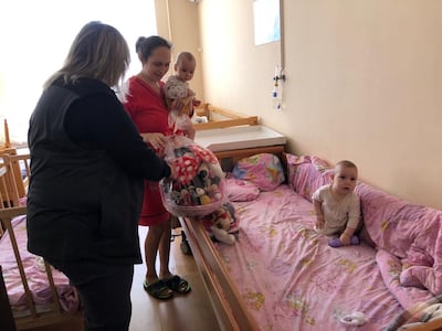 Wendy Warrington delivers aid to hospitals. Photo: Wendy Warrington