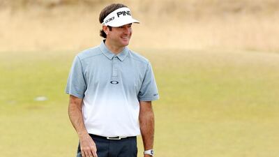 Bubba Watson waits on the fifth green. Andrew Redington / Getty Images / June 18, 2015