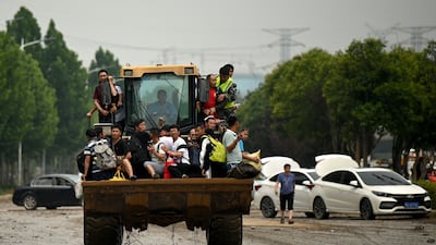 Rainfall in the area has intensified since Tuesday, with Zhengzhou, a city of 10 million, receiving a year’s worth of rain in only three days.