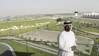 The new chief executive of Yas Marina Circuit, Al Tareq Al Ameri, has been really bitten by the motorsport bug. Courtesy Yas Marina Circuit