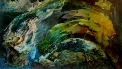 Catch the exhibition Kolor Palette by the group Aart Souqk, featuring works by artists including Shirish Kathale (an detail of Heavens Fire, pictured). Ductac