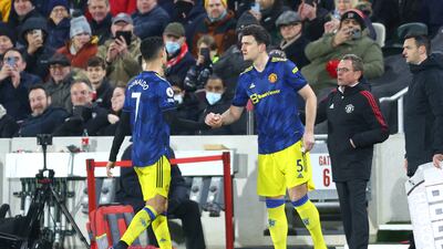 SUBS: Harry Maguire – (On for Ronaldo 71’) 6: Trying to work his way back into the side – and into form that has been lacking. Did OK. Getty