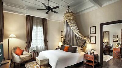 The Graham Green suite - the author stayed in the hotel in 1951. Photo: Supplied