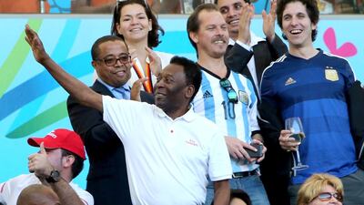 Brazilian soccer legend Pele. EPA