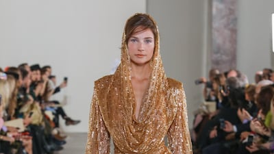 A look from the Georges Chakra spring / summer 2020 couture collection. Courtesy Georges Chakra