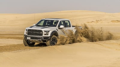 All-New 2017 F-150 Raptor is now available in the Middle Eas. Courtesy : Asda´a Burson-Marsteller