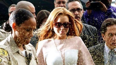 Lindsay Lohan has to spend 90 days in a locked-down rehabilitation facility. AP Photo
