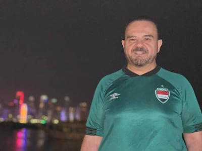 Iraqi football fan Dr Ali Khayat is counting the cost of a trip to World Cup 2026. Photo: Ali Khayat