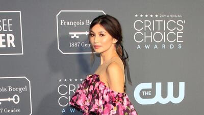 Gemma Chan in Jason Wu at the 24th Annual Critics' Choice Awards in California on January 13, 2019. EPA