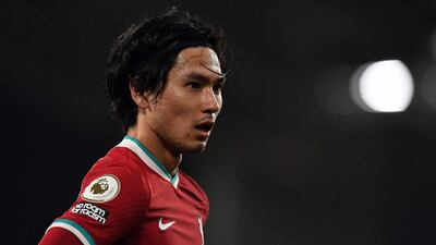 SUBS: Takumi Minamino - 6: Replaced Matip at half time. Always looks for the ball and chases around relentlessly but appears to confuse energy for effectiveness. AFP