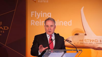 James Hogan became Etihad’s chief executive in 2006. Courtesy Etihad Airways