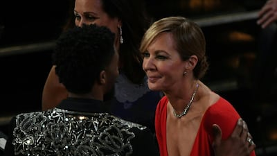 Allison Janney clearly loves Chadwick Boseman and Black Panther as much as we do. AFP