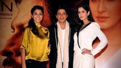 The actors Anushka Sharma, Shah Rukh Khan and Katrina Kaif have visted Yash Chopra's hometown of Jalandhar, Punjab, to promote Jab Tak Hai Jaan. AFP