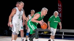 ABU DHABI, UNITED ARAB EMIRATES - FEBRUARY 7: (EDITOR'S NOTE: This Handout image was provided by a third-party organization and may not adhere to Getty Images' editorial policy.) Basketball on Day 1 of the Open Masters Games Abu Dhabi 2026 at ADNEC in Abu Dhabi, United Arab Emirates on February 07, 2026. (Photo by Mohamed Musthafa / Open Masters Games Abu Dhabi 2026 via Getty Images)