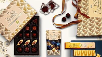 Taste of Switzerland gift bag, Dh99, Marks & Spencer stores across the UAE