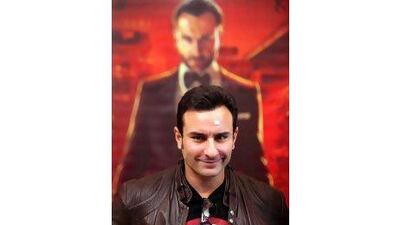 Saif Ali Khan, the star of Agent Vinod. The Indian film has been banned in Pakistan.