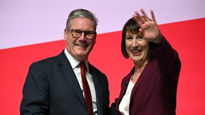 Britain's Prime Minister Keir Starmer and Chancellor of the Exchequer Rachel Reeves. AFP