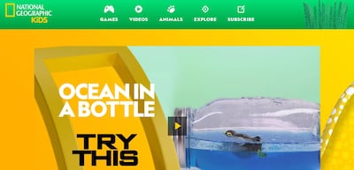 Kids can learn about different animal species free of cost. Courtesy: National Geographic Kids