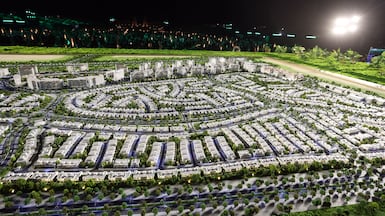 A model of Sobha Sanctuary. Chris Whiteoak / The National