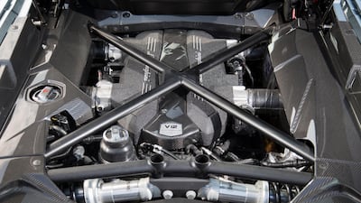 Lamborghini's Aventador Roadster. Photo courtesy Lamborghini