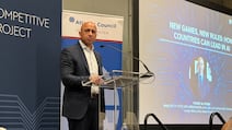 Yousef Al Otaiba calls the UAE's AI partnership with the US 'the most consequential economic partnership of this decade'. Cody Combs / The National