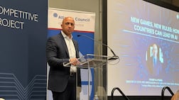Yousef Al Otaiba calls the UAE's AI partnership with the US 'the most consequential economic partnership of this decade'. Cody Combs / The National