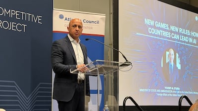 Yousef Al Otaiba calls the UAE's AI partnership with the US 'the most consequential economic partnership of this decade'. Cody Combs / The National