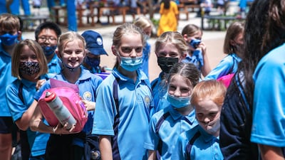 At British School Al Khubairat during the pandemic, most pupils were still able to attend classes, with only those who most needed it opting for distance-learning, according to the school's headmaster.