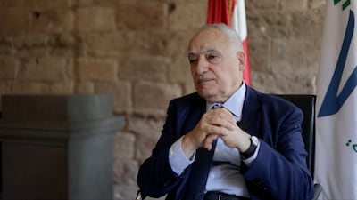 Lebanon's Culture Minister, Ghassan Salameh, spoke to The National at the National Library in Beirut. Hunter Williamson for The National