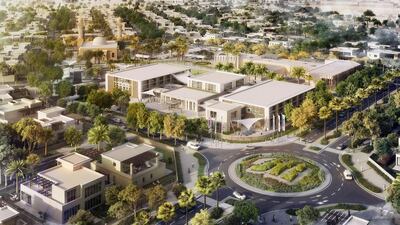 A rendering of the Al Merief project in Khalifa City. Courtesy Aldar