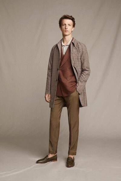 Corneliani took a more traditional approach. Courtesy Corneliani