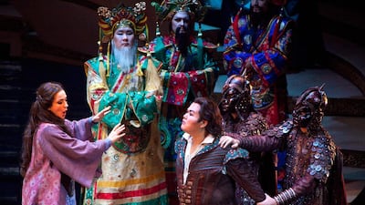 The Royal Opera House in Muscat opened with the Puccini opera 'Turandot' (pictured), directed by Franco Zeffirelli. Ten years later, a posthumous new work from the Italian director will premiere at the venue in November 2021. Silvia Razgova / The National