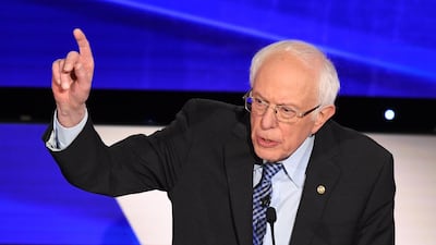 Bernie Sanders stressed “the need to work with the international community to reestablish the Iran Nuclear Deal”. AFP