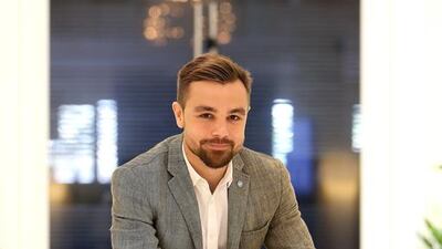 Benjamin Ampen, regional head of sales, Twitter, at Westin hotel in Dubai. Pawan Singh / The National