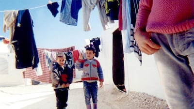 Life at Zaatari, a Syrian refugee camp, is documented through photographs taken by some of the young occupants, which have been compiled into a book published by Unicef. This is one of those images. Courtesy Unicef