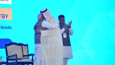 Narendra Modi congratulated Dr Sultan Al Jaber for 'his vision for the future'.