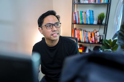 Jay Adrian Tolentino has purchased a vacant lot for his retirement in the Philippines. Victor Besa / The National