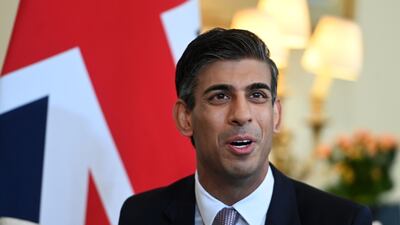 It is rare for a British prime minister to travel to British-Irish Council summits, with Rishi Sunak the first since 2007 to attend. EPA/Bloomberg