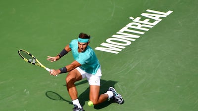 Rafael Nadal proved too strong for Daniil Medvedev as he made ideal preparations for his US Open campaign. Eric Bolte / Reuters