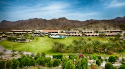 Up to two dogs can stay in designated pet-friendly rooms, chalets or cabins at JA Hatta Fort Hotel. Photo: JA Resorts & Hotels