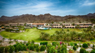 Up to two dogs can stay in designated pet-friendly rooms, chalets or cabins at JA Hatta Fort Hotel. Photo: JA Resorts & Hotels