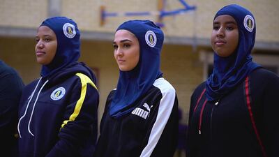 The hijab will be available in two sizes. Instagram / Brunel University London