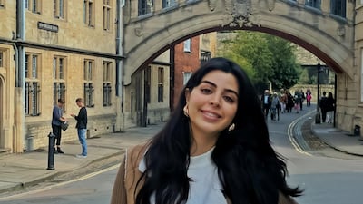 Rana Al Mutawa is pursuing a PhD at Oxford University after earning the inaugural University of Oxford-Sheikh Mohammed bin Rashid Al Maktoum Graduate Scholarship. Courtesy Rana Al Mutawa