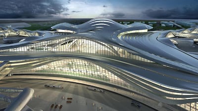 Artists impressions of Abu Dhabi's new Midfield Terminal. Courtesy of Abu Dhabi Airports Company.