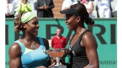 The strong ties between Serena Williams, left, and her older sister Venus, mean both are happy to see each other succeed.